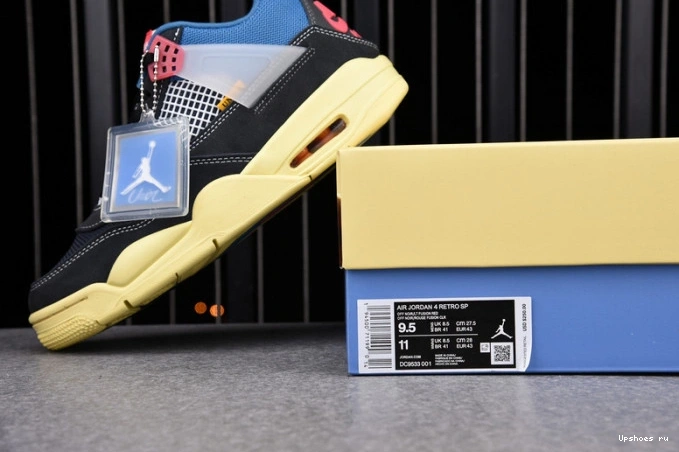 4 Union Noir Retro DC9533-001 AIR Off Jordan 0922